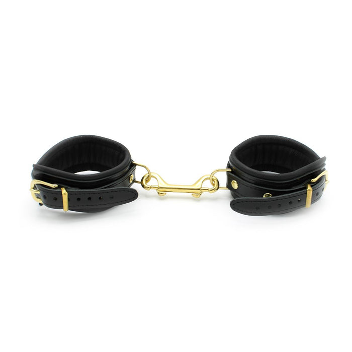 King Kink | luxe ankle cuffs | gouden hardware