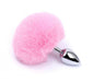 Bunny tail | butt plug met fake fur staartje - Mail & Female
