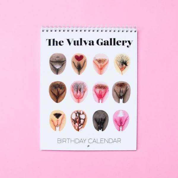 Birthday Calendar | The Vulva Gallery - Mail & Female