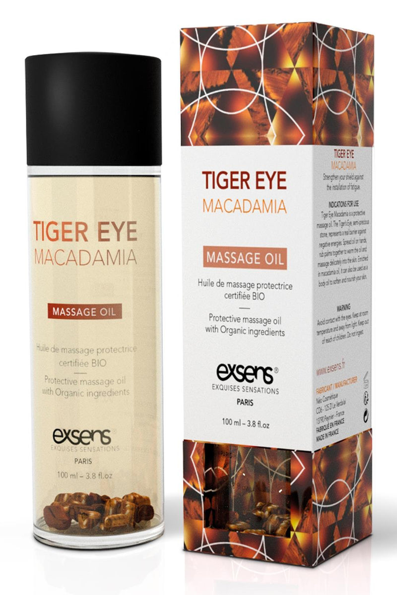 Exsens | Tijgeroog Macademia | Biologische Massage Olie