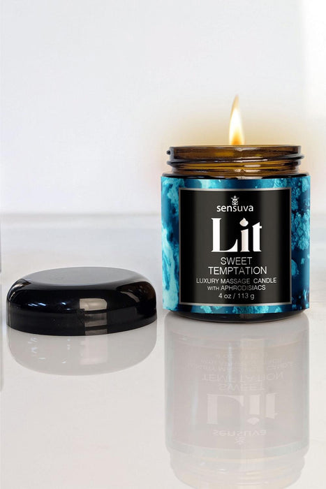Sensuva | Lit Sweet temptation | Massage Candle