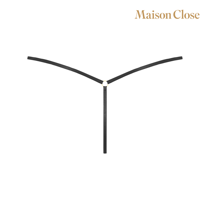 Maison Close | L'Amoureuse Black | Mini Thong