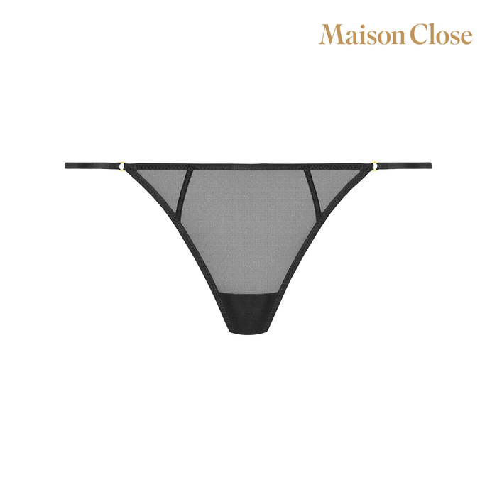 Maison Close | L'Amoureuse Black | Mini Thong