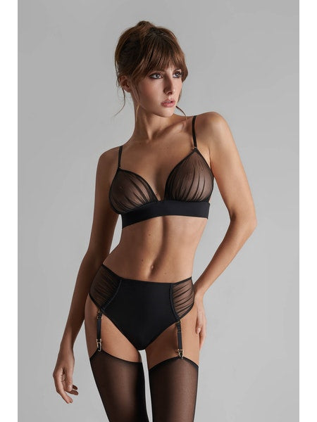 Scandale | Nuit Fauve | Open tanga met jarretels