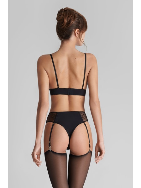 Scandale | Nuit Fauve | Open tanga met jarretels