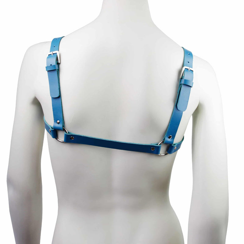 Moonbow | Chest Harness | blue | leather