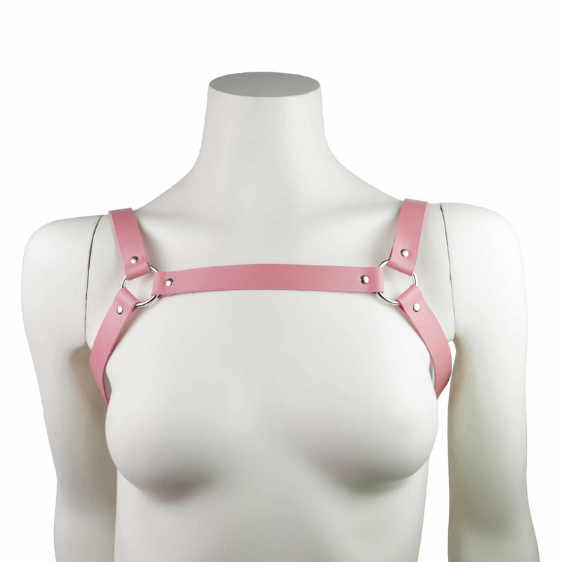 Moonbow | Chest Harness | pink | leather