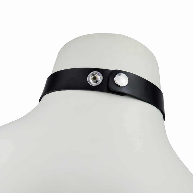 Moonbow | Choker | Zwart | Leer