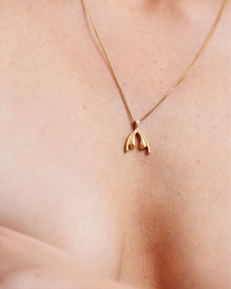 Mail & Female | Clitoris met parel | ketting
