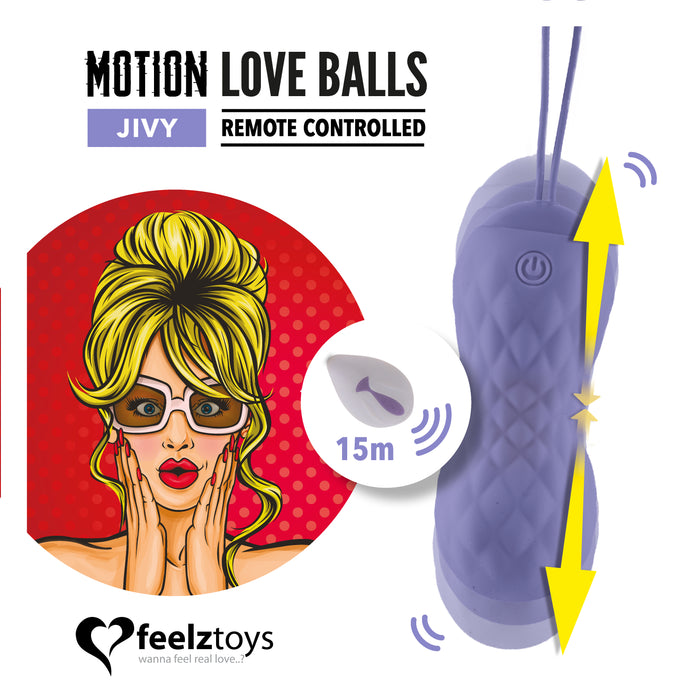 Feelztoys | Jivy | Op-en-neer-gaand trilei | Remote Control