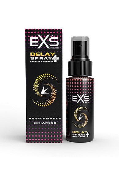 Een delay spray plus van het merk EXS