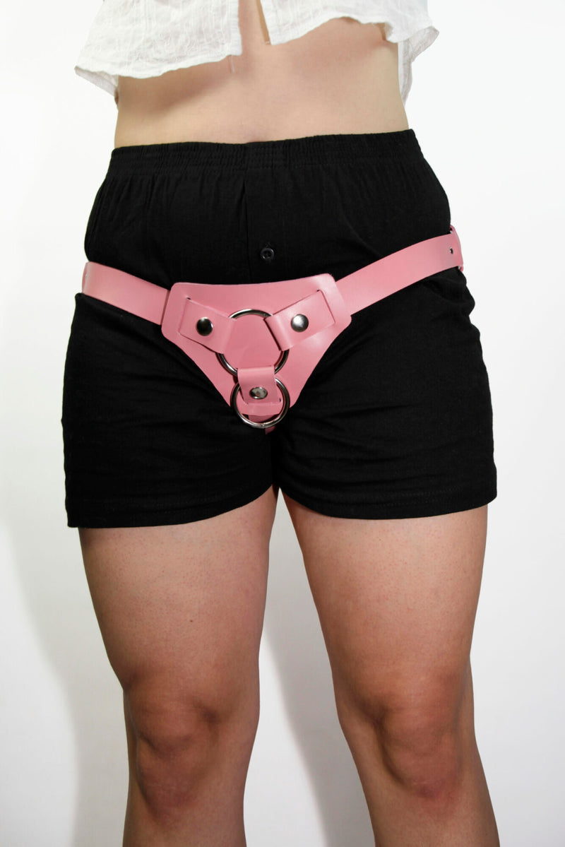 Moonbow | Strap-on harness | pink | leather