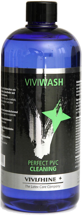 Viviwash voor glans en verzorging van PVC, vinyl en andere synthetische stoffen.