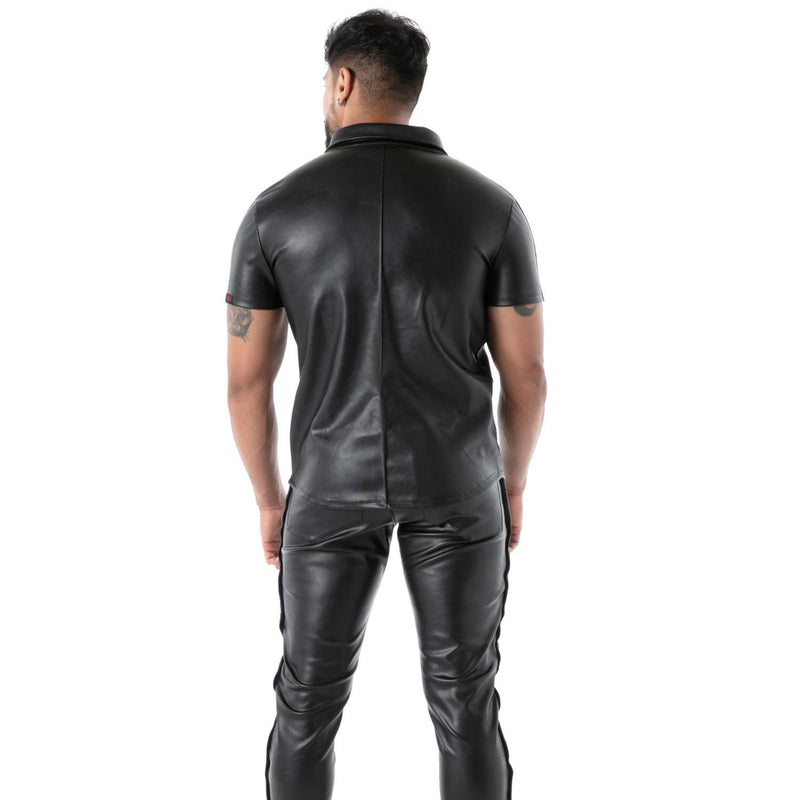 Tof Paris | Short Sleeve Shirt | faux leather