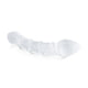 Double-G | dildo van glas met twist structuur