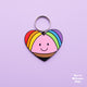 The Vulva Gallery | you're welcome club | keychain | pride heart