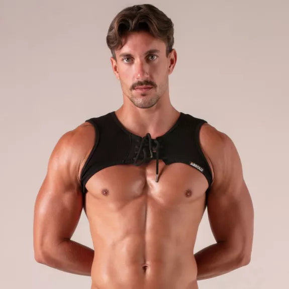 Absolu | Laced Harness | ribbed cotton