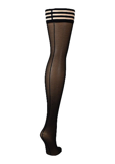 Lay Avenue | Opaque Basic thigh highs