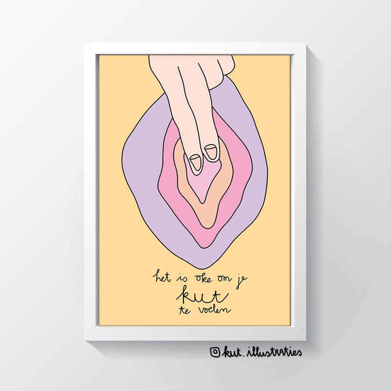 It's okay to feel like shit | Poster | excl. frame | A4