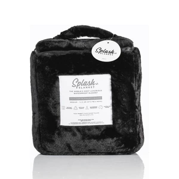 Splash Blanket | Furlush | zwart