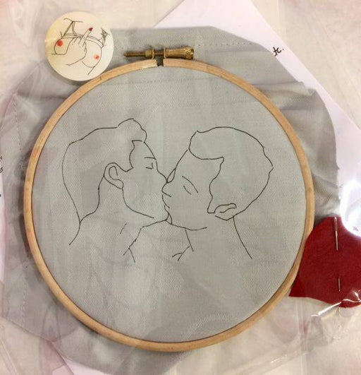Embroidery  porn | Boys Kissing - Mail & Female