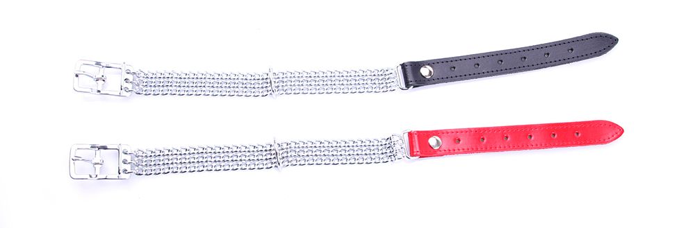 King Kink | Chain collar with leather