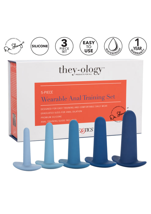 They-Ology | Wearable Anal Training Set | 5 dildos