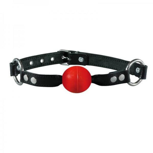 Red ball gag | silicone ball - Mail & Female