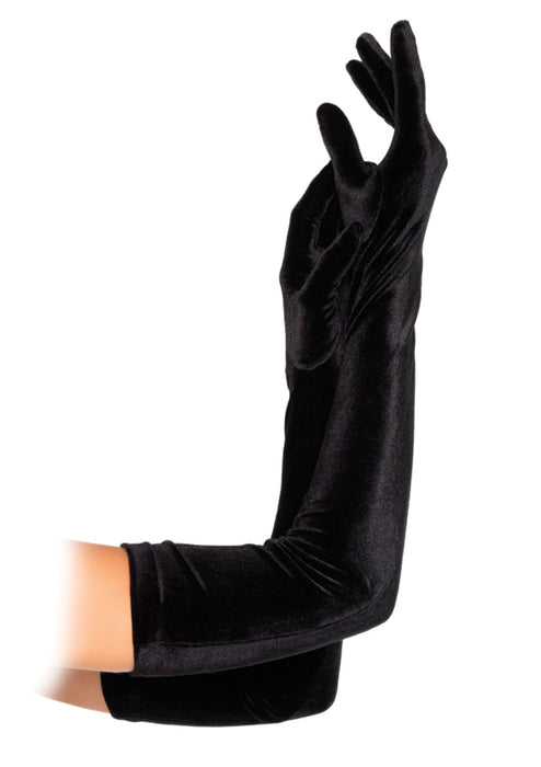 Lay Avenue | Velvet Opera Length Gloves