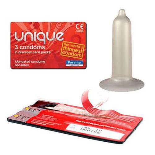 Pasante Unique | Latex vrije condooms 3x - Mail & Female