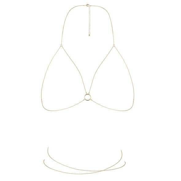 Bijoux Indiscrets | Magnifique bra chain gold - Mail & Female