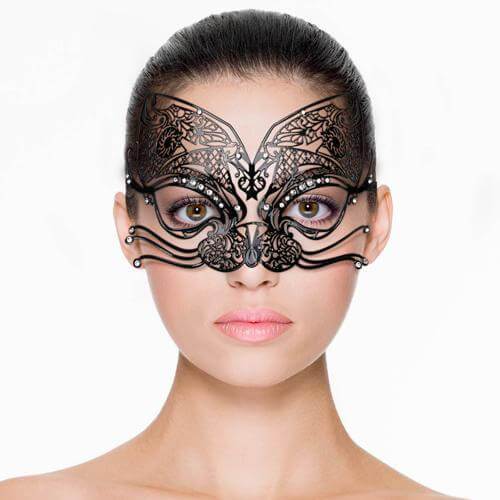 Venetian cat mask | masker metaal - Mail & Female