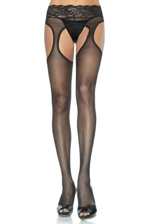 Leg Avenue | Sheer Suspender tights - Mail & Female