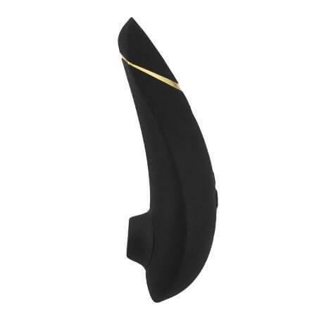 "Womanizer Premium Pulserende Clitstimulator met luchtdruk in zwart"