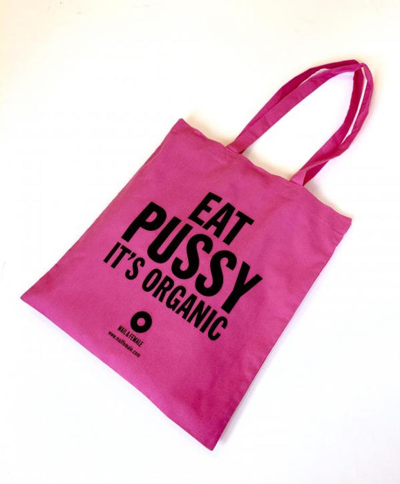 eat pussy it's organic bag mail female eat pussy tote bag
