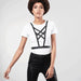 Bijoux Indiscrets |  Maze net cleavage harness| Black - Mail & Female