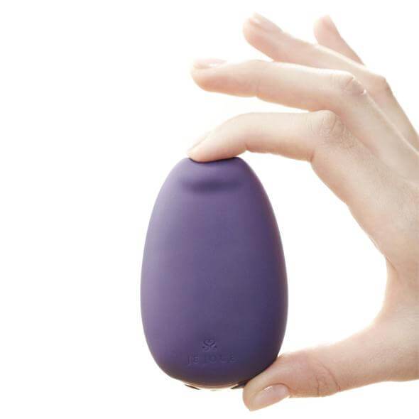 "Je Joue Mimi Soft siliconen vibrator voor in de hand in paars"