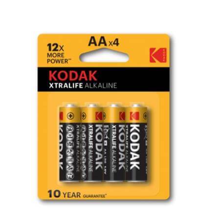 Kodak |  XTRALIFE Alk | AA Batterijen | 4 stuks - Mail & Female