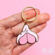The Vulva Gallery | you're welcome club | clit keychain | pink