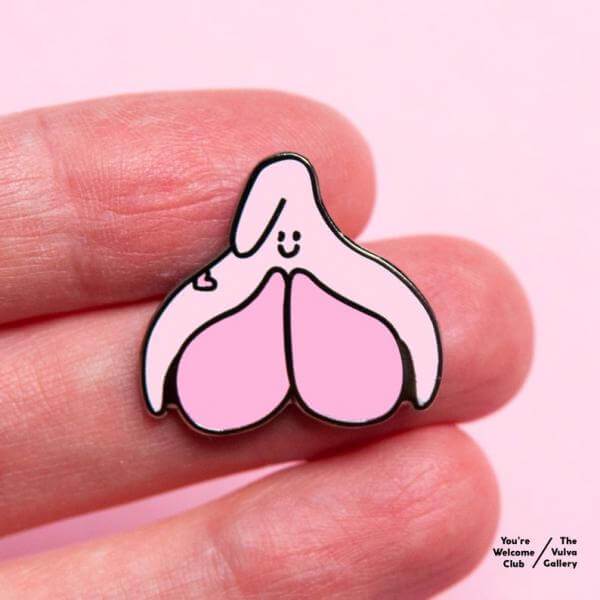 The Vulva Gallery-You're Welcome Club | clit pin