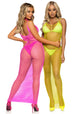 Leg Avenue | Fishnet maxi dress in colours