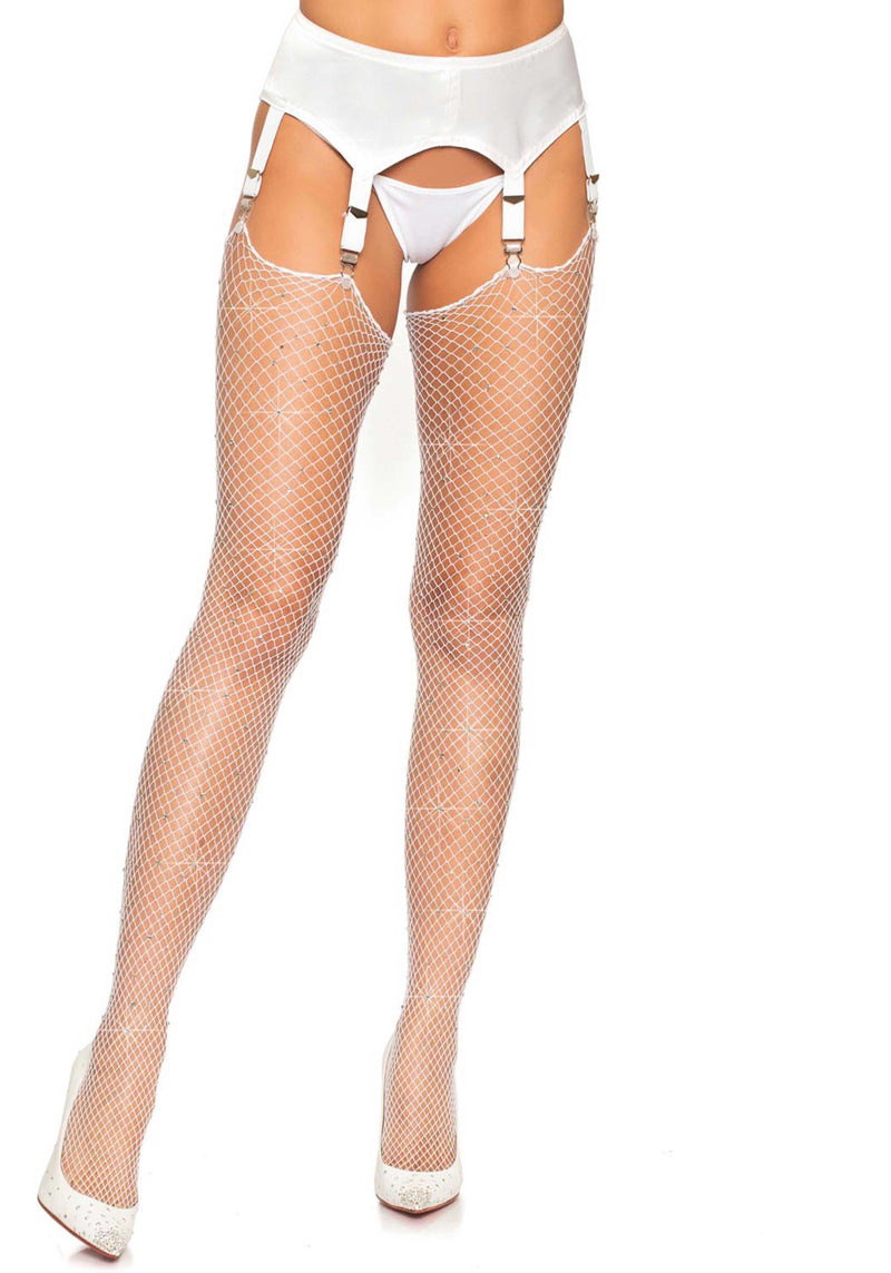 Lay Avenue | Rhinestone fishnet | stocking