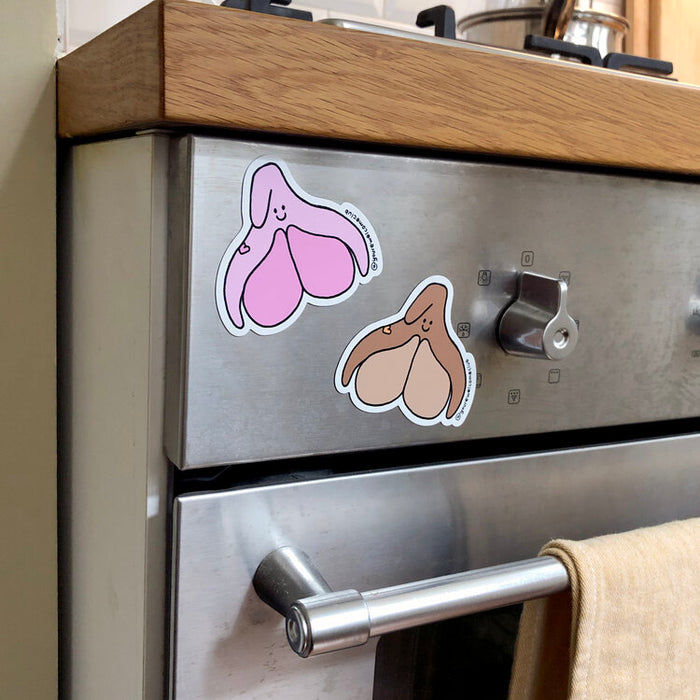 The Vulva Gallery-You're Welcome Club | Find Me | decal brown
