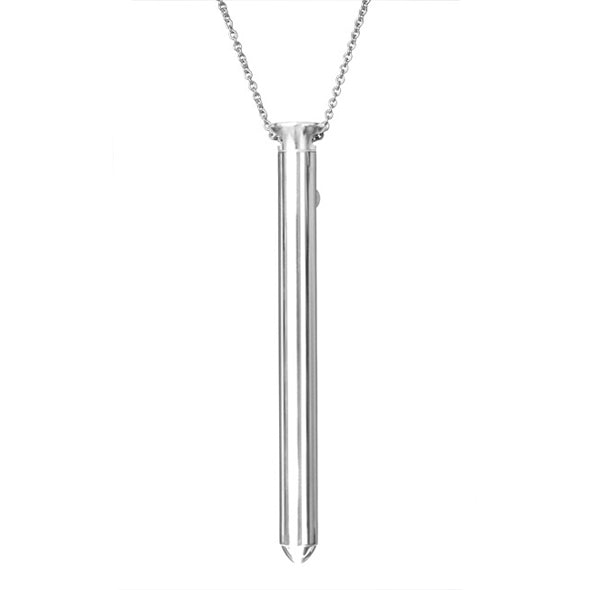 VERLANGEN | Vesper-Vibrator-Halskette | silberner Stahl