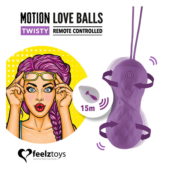 Feelz Toys | Twisty | Rotary vibrating egg | remote control