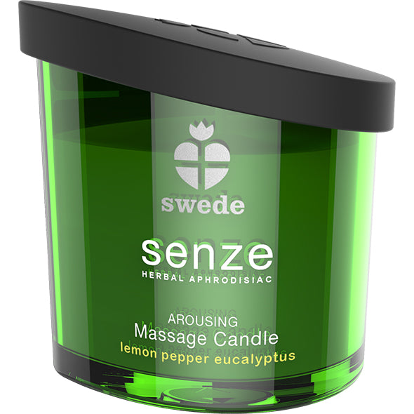 Sweden | Sense | Arousing Massage Candle Lemon Pepper Eucalyptus