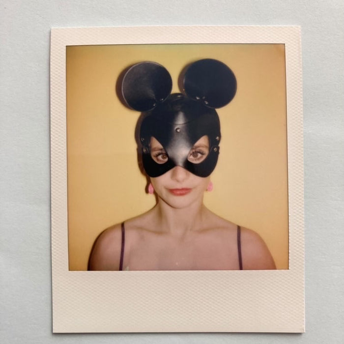 Muis masker | mouse mask |  faux leather.