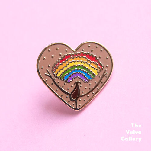 The Vulva Gallery | Happy Pride! vulvar pin