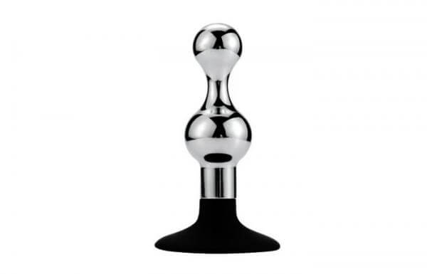 Steel Sandglass | anal plug with suction cup - Mail & Female