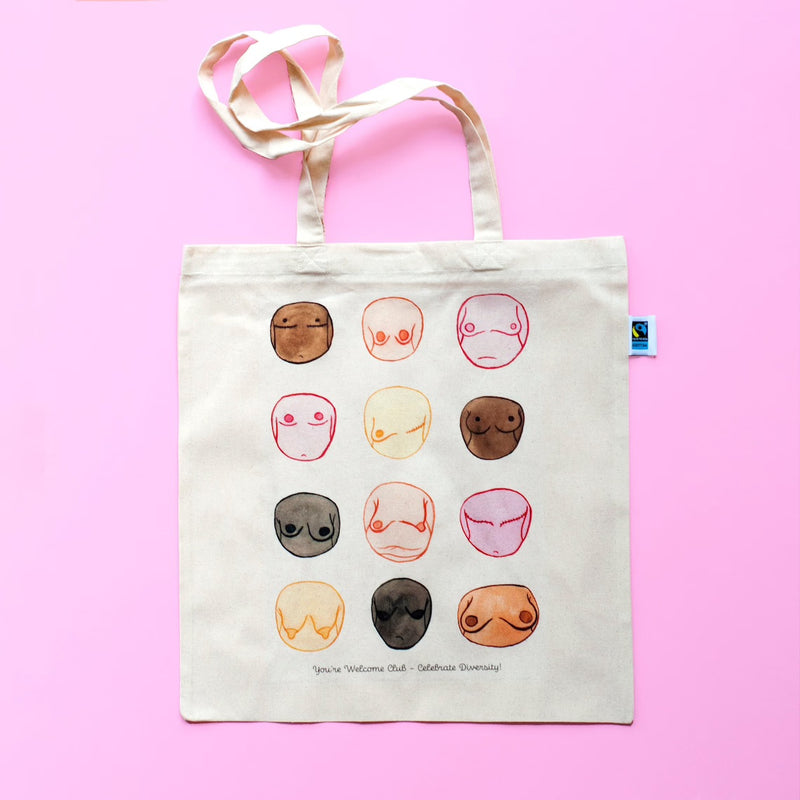 The Vulva Gallery | you're welcome club | tote bag | boob diversity